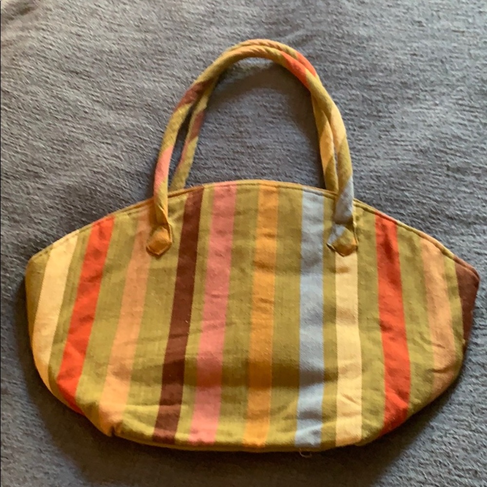 Multi-colored handbag